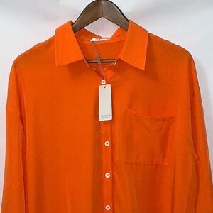 NWT, Hot Touch, Button Down Blouse, Women’s XL